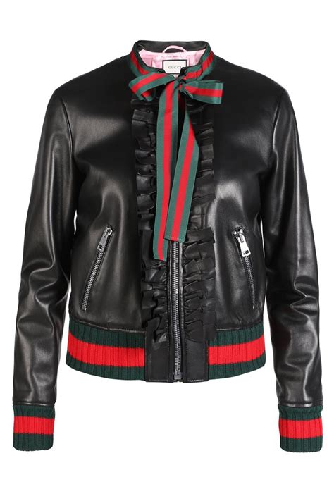 gucci leather jacket hollywood|gucci leather jacket price.